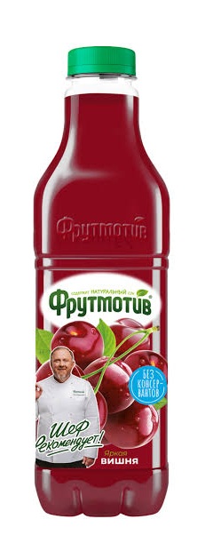 Яркая вишня" негазированный ТЗ "Фрутмотив" 1,5л (04601025117641)