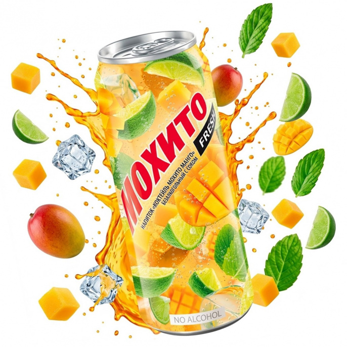 Мохито Манго, а/б 0.45 (04600068056030)