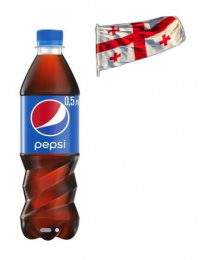 Безалкогольный газ.напиток "PEPSI" 0,5л. ПЭТ 1*12шт. (Грузия) (04860001880010)