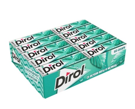 ЖЕВ.РЕЗИНКА DIROL/ДИРОЛ МЯТА 13,6Г
